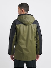 Snowdonia Green Waterproof Colour Block Jacket - Image 5 of 7