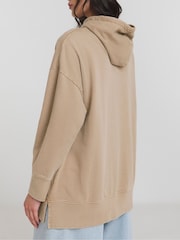 Simply Be Brown Extreme Longline Hoodie - Image 3 of 4