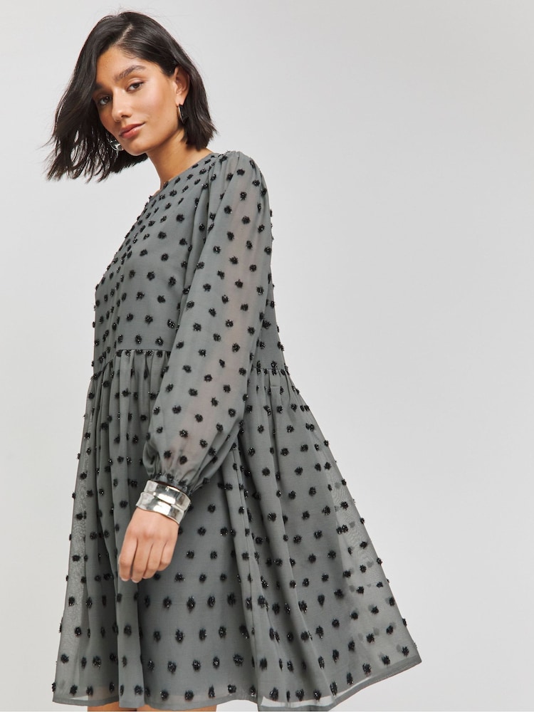 Simply Be Негабаритные добби Smock платья - Изображение 1 из 4