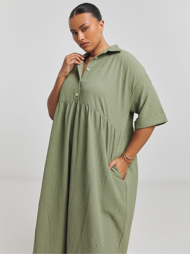 Simply Be Utility-Hemd Maxikleid - Bild 4 von 4