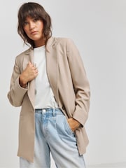Simply Be Natural Single Breasted Blazer - Image 1 of 4