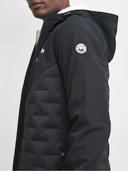 Snowdonia Black Soft Shell Hybrid Jacket - Image 4 of 7