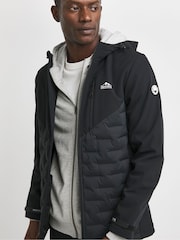 Snowdonia Black Soft Shell Hybrid Jacket - Image 6 of 7