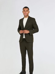Harry Brown Bottle Green Henry Tweed Blazer - Image 3 of 7