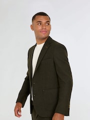 Harry Brown Bottle Green Henry Tweed Blazer - Image 5 of 7