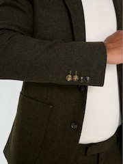 Harry Brown Bottle Green Henry Tweed Blazer - Image 6 of 7