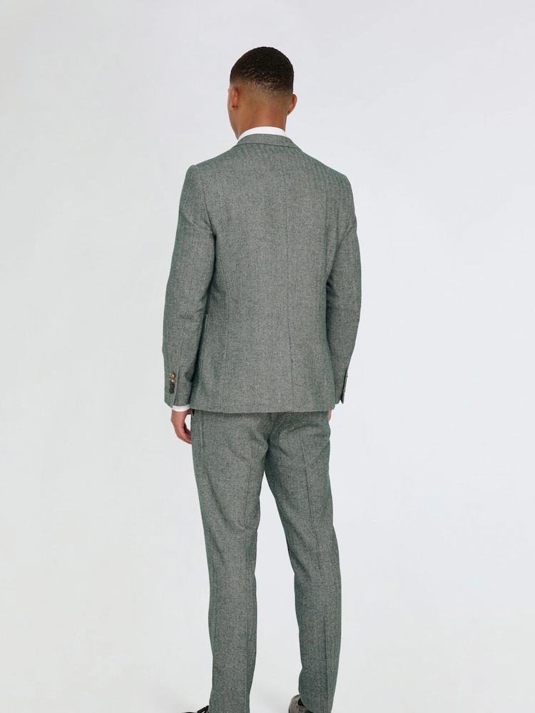 Groen - Harry Brown Henry tweedblazer - Image 3 of 8