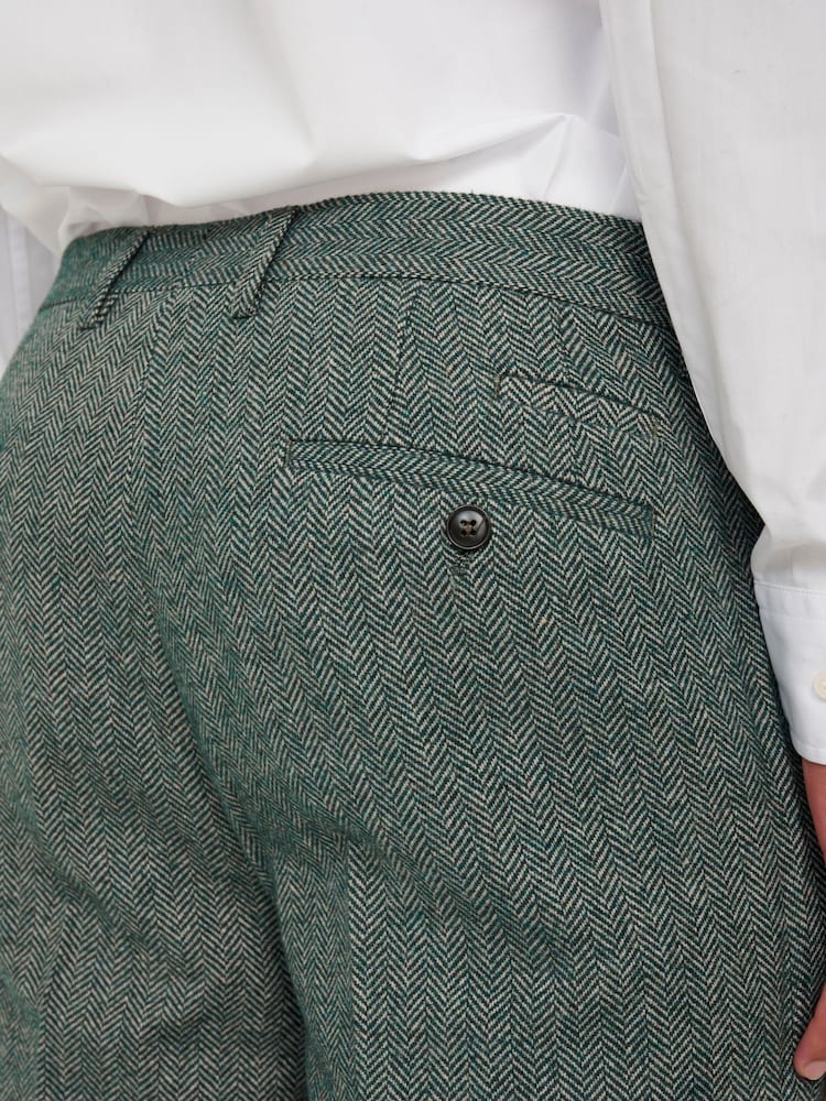 Harry Brown Green Henry Tweed Trousers - Image 6 of 6