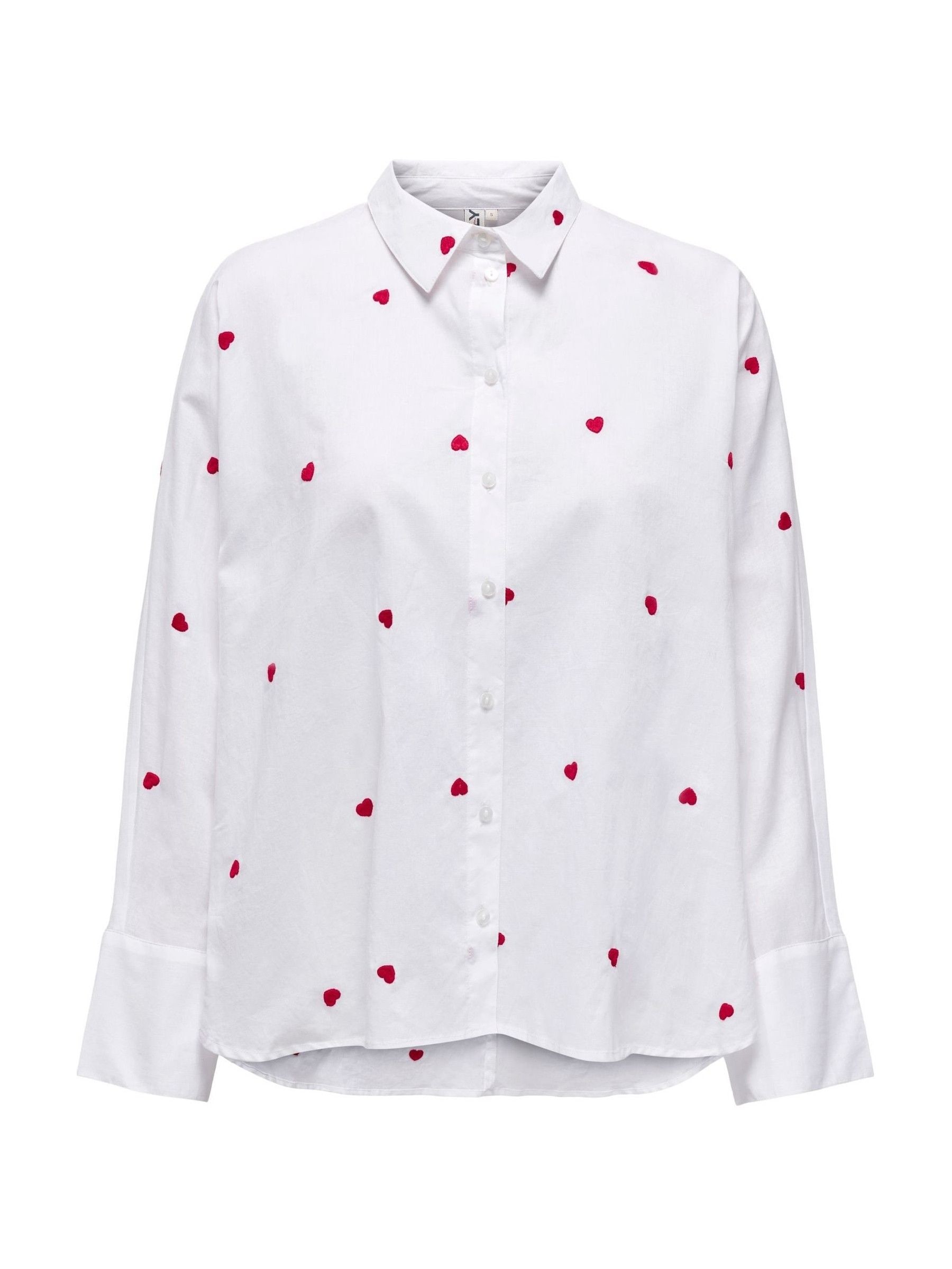 deresデレスsecret heart shirt jaket ecru 白 Buy ONLY Embroidered Heart 100% Cotton White Shirt from Next USA