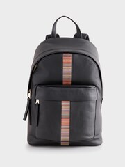 PS Paul Smith Signature Stripe Black Backpack - Image 1 of 5