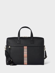 PS Paul Smith Signature Striped Business Folio Black Bag - Image 2 of 8
