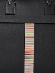 PS Paul Smith Signature Striped Business Folio Black Bag - Image 6 of 8