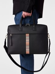 PS Paul Smith Signature Striped Business Folio Black Bag - Image 8 of 8