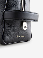 PS Paul Smith Signature Stripe Leather Black Washbag - Imagen 7 de 9