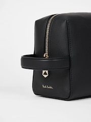PS Paul Smith Signature Stripe Leather Black Washbag - Imagen 8 de 9
