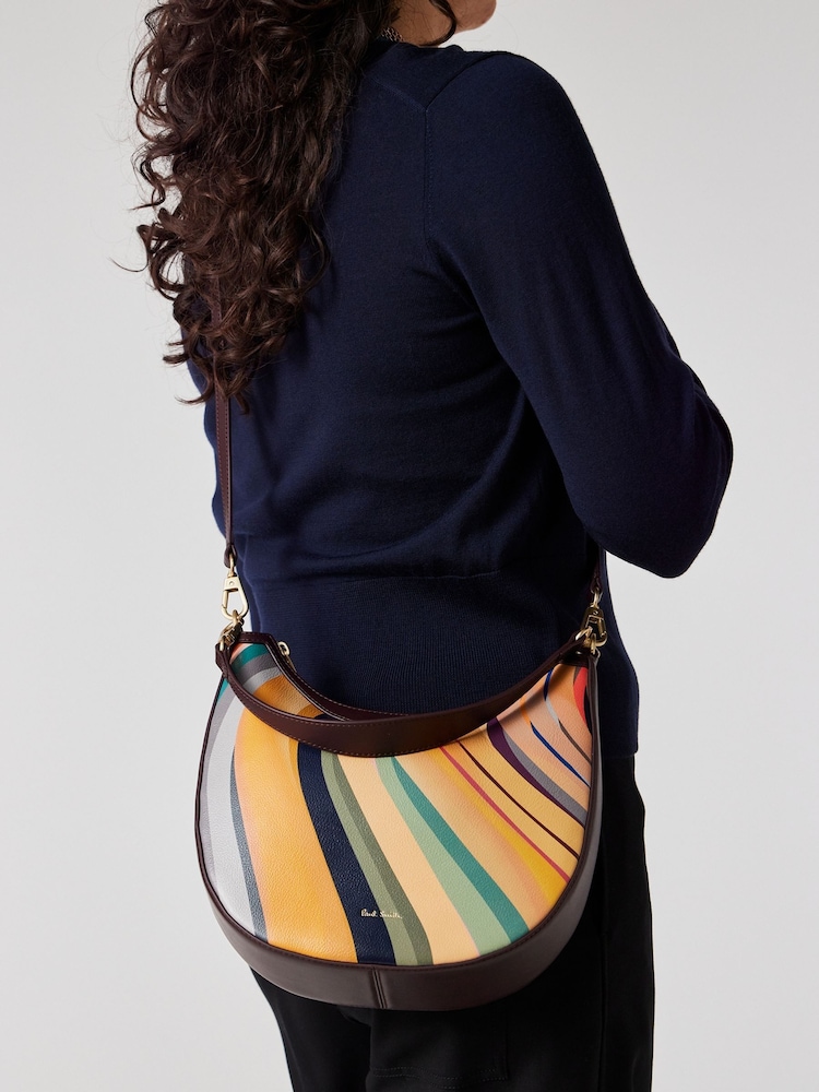 PS Paul Smith Multi Colour Swirl Design Bag - Image 9 of 9