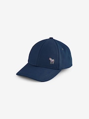 Azul marino - PS Paul Smith Zebra Print Logo 100% Cotton Cap - Imagen 1 de 5