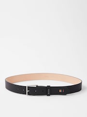 PS Paul Smith Leather Signature Stripe Stiching Detail Black Belt - Image 2 of 4