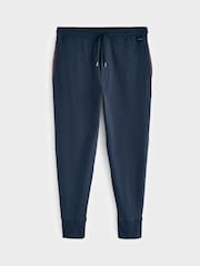 PS Paul Smith Navy Logo Lounge 100% Cotton Jersey Joggers - Image 5 of 5