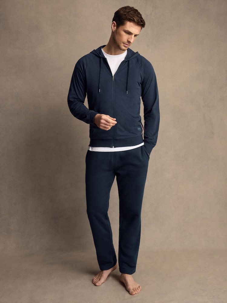 PS Paul Smith Navy Zip Up 100% Cotton Hoodie - Image 2 of 7