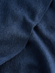 Azul marino - PS Paul Smith Wool Zebra Print Logo Stripe Scarf - Imagen 4 de 4