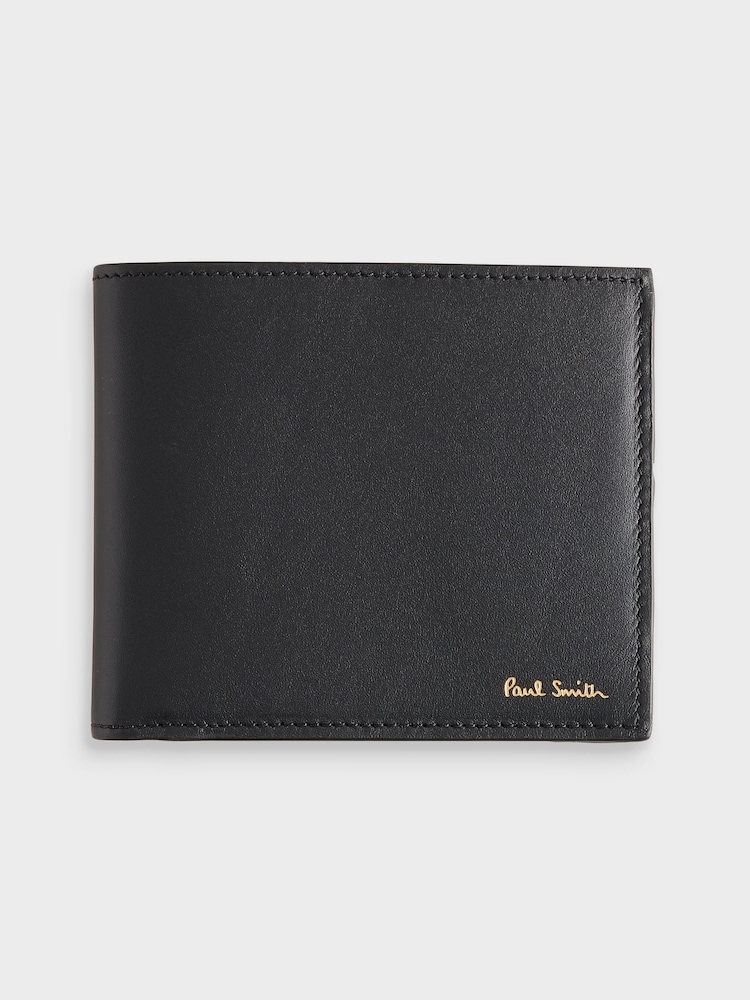PS Paul Smith Multi Signature Stripe Socks and Leather Stripe Card Holder Gift Set - Image 5 of 5