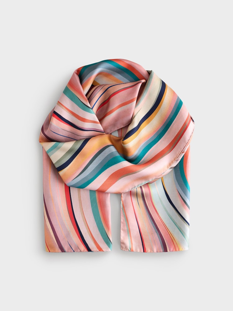 PS Paul Smith Multi Colourful Design Scarf - Image 1 of 1