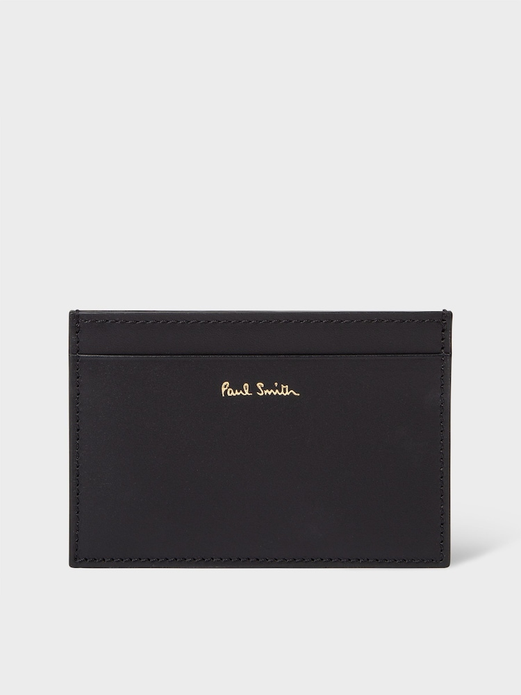 PS Paul Smith Logo Black Card Holder - Image 1 of 2