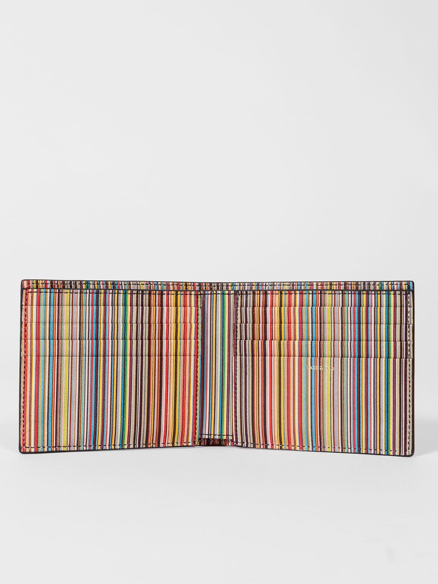 Buy PS Paul Smith Black Logo Leather Bifold Wallet from Next USA