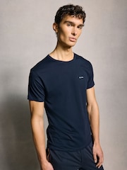 PS Paul Smith Navy Logo Lounge 100% Cotton T-Shirts 3 Pack - Image 2 of 6