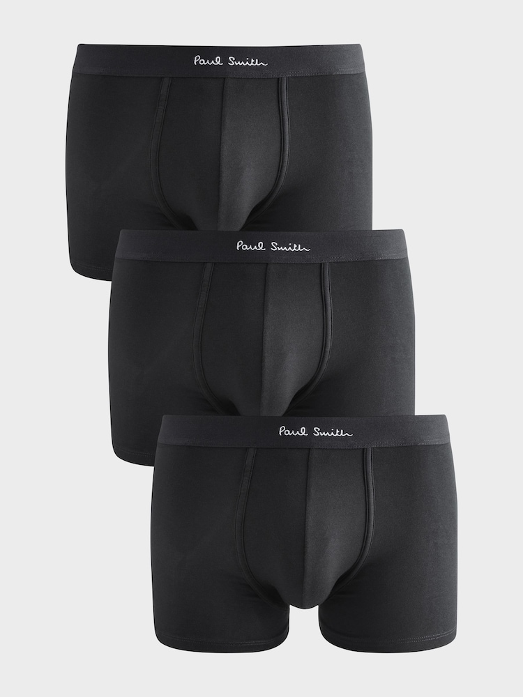 PS Paul Smith Logo Band Boxers 3 Pack - Image 1 of 4 PS Paul Smith Logo Band Boxers 3 Pack - Image 1 of 4