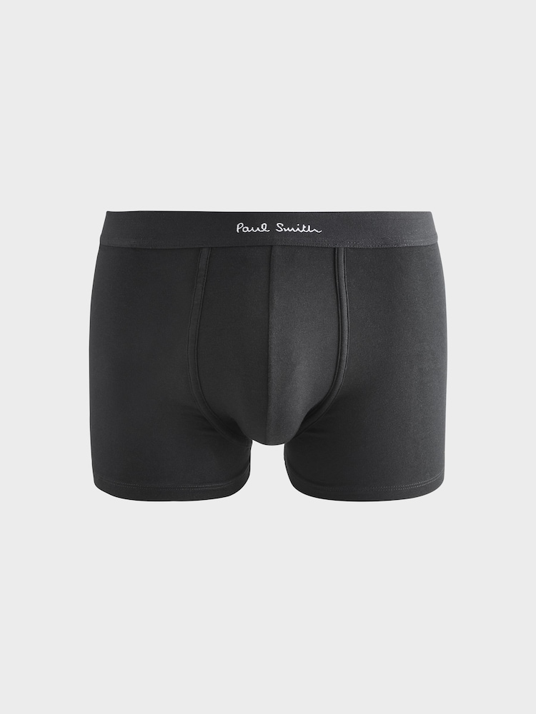 PS Paul Smith Logo Band Black Boxers 3 Pack - Image 2 of 4 PS Paul Smith Logo Band Black Boxers 3 Pack - Image 2 of 4