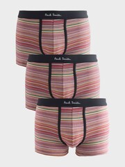 PS Paul Smith Red Signature Stripe Logo Band Boxers 3 Pack - Image 1 of 4