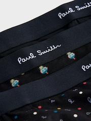 PS Paul Smith Logo Band Black Boxers 3 Pack - Image 6 of 8