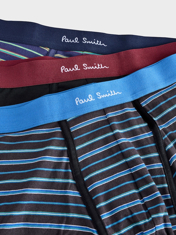 PS Paul Smith Multi Signature Stripe Logo Band Boxers 3 Pack - Image 5 of 5