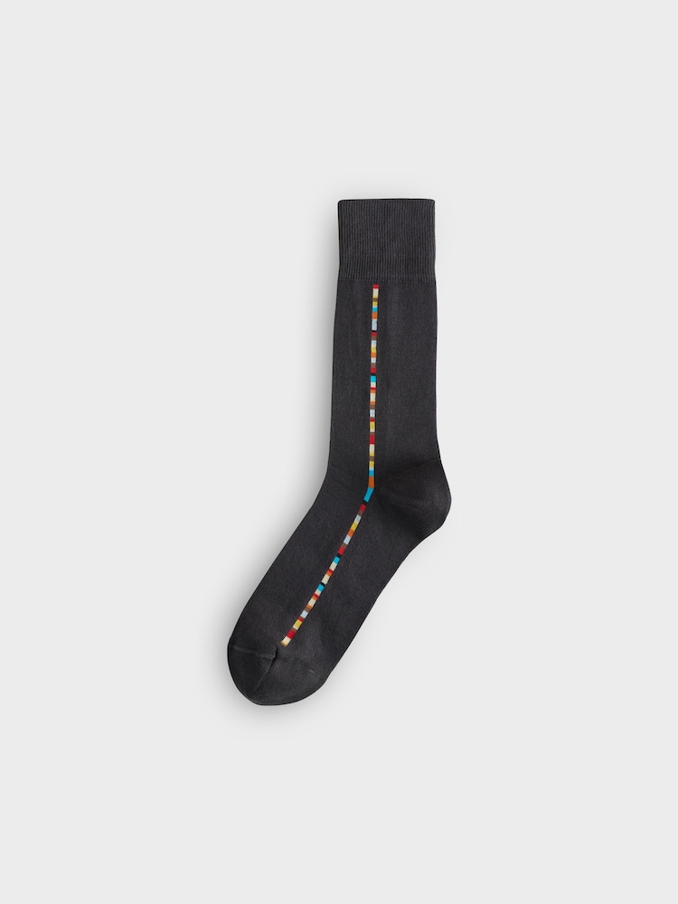PS Paul Smith Multi Logo Socks 3 Pack - Image 2 of 4 PS Paul Smith Multi Logo Socks 3 Pack - Image 2 of 4