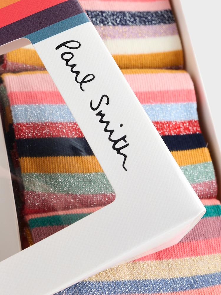 PS Paul Smith Multi Stripe Socks 3 Pack - Image 5 of 5