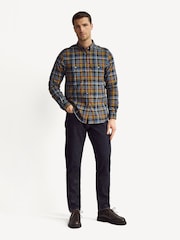 PS Paul Smith Dark Wash Washed Denim Tapered Jeans - Image 3 of 7