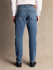 PS Paul Smith Mid Wash Denim Tapered Jeans - Image 3 of 7