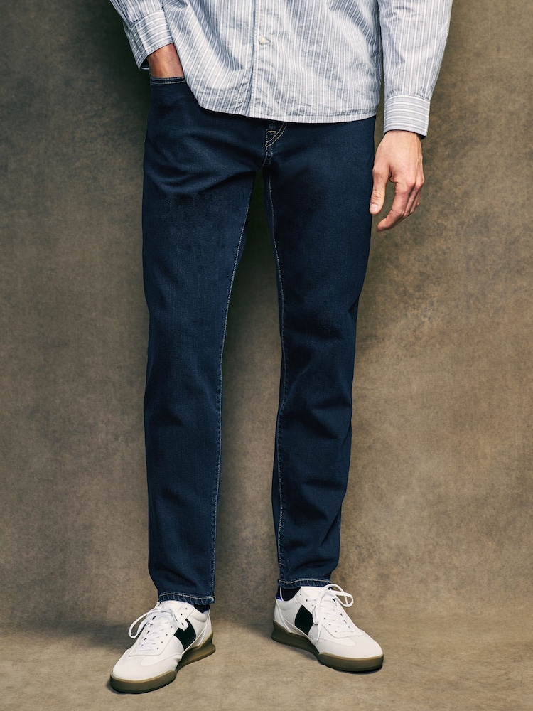 PS Paul Smith Mid Wash Denim Tapered Jeans - Image 1 of 4