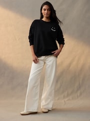 PS Paul Smith 100%  Cotton Smiley Face Logo Sweatshirt - Image 2 of 5