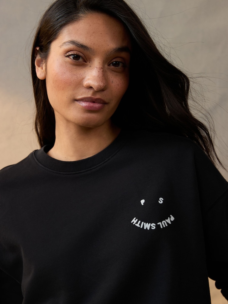 PS Paul Smith 100%  Cotton Smiley Face Logo Sweatshirt - Image 5 of 5