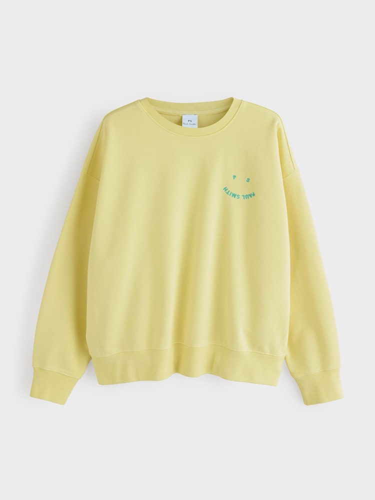 PS Paul Smith 100% Cotton Smiley Face Logo Sweatshirt - Image 7 of 7