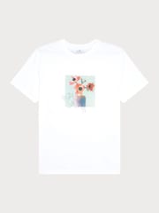 PS Paul Smith Floral Graphic 100% Cotton White T-Shirt - Image 5 of 6