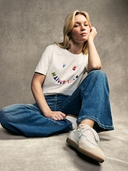PS Paul Smith Smiley Face Graphic 100% Cotton T-Shirt - Image 3 of 7