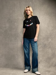PS Paul Smith Smiley Face Graphic 100% Cotton T-Shirt - Image 2 of 5
