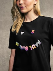 PS Paul Smith Smiley Face Graphic 100% Cotton T-Shirt - Image 4 of 5