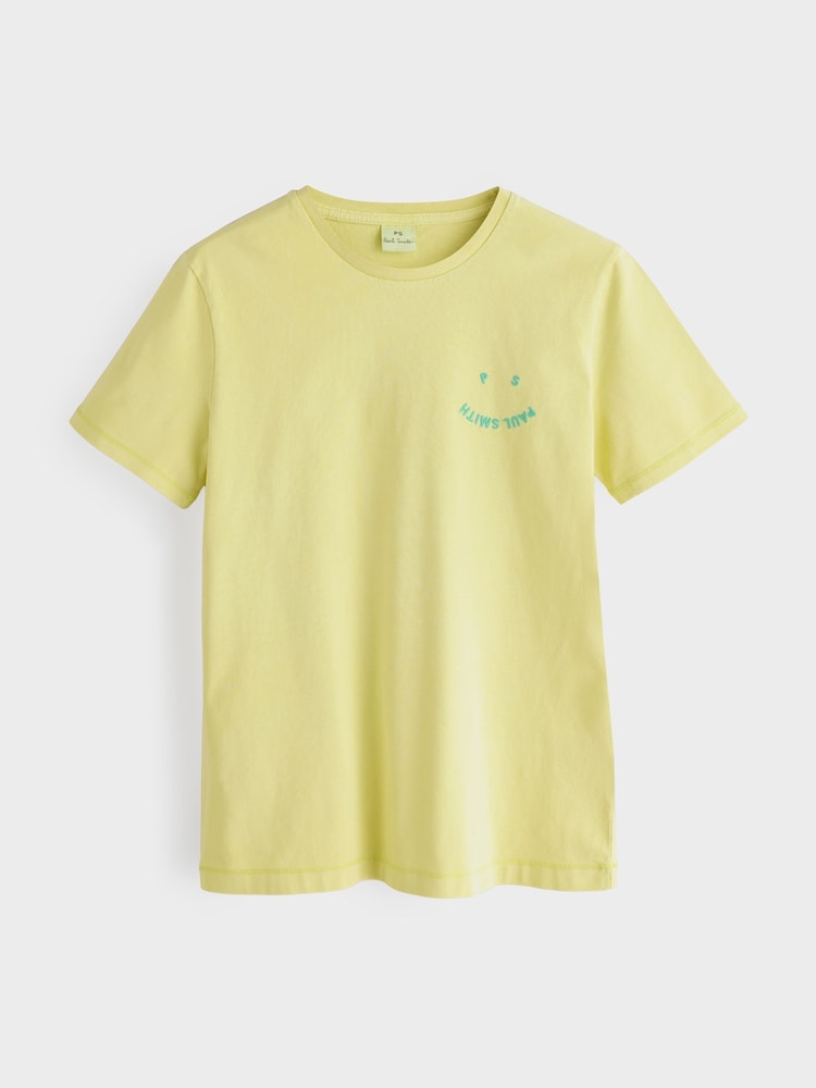 PS Paul Smith Smiley Face Logo 100% Cotton T-Shirt - Image 1 of 1