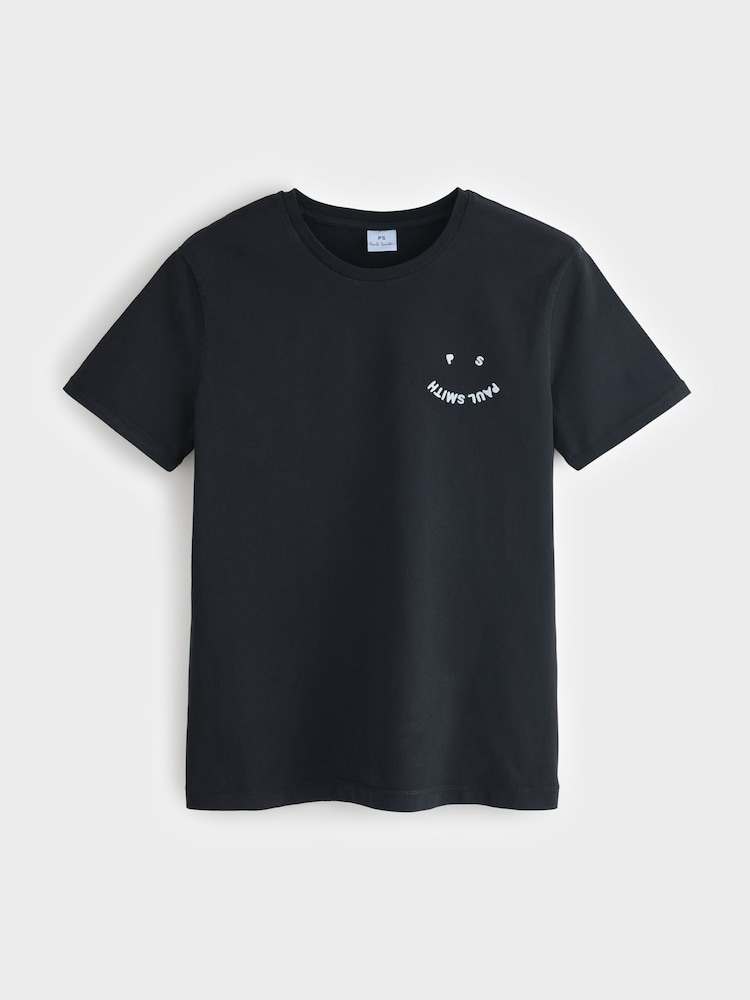 PS Paul Smith Smiley Face Logo 100% Cotton T-Shirt - Image 1 of 1