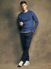 PS Paul Smith Dark Blue Crew Neck Jumper - Image 2 of 9